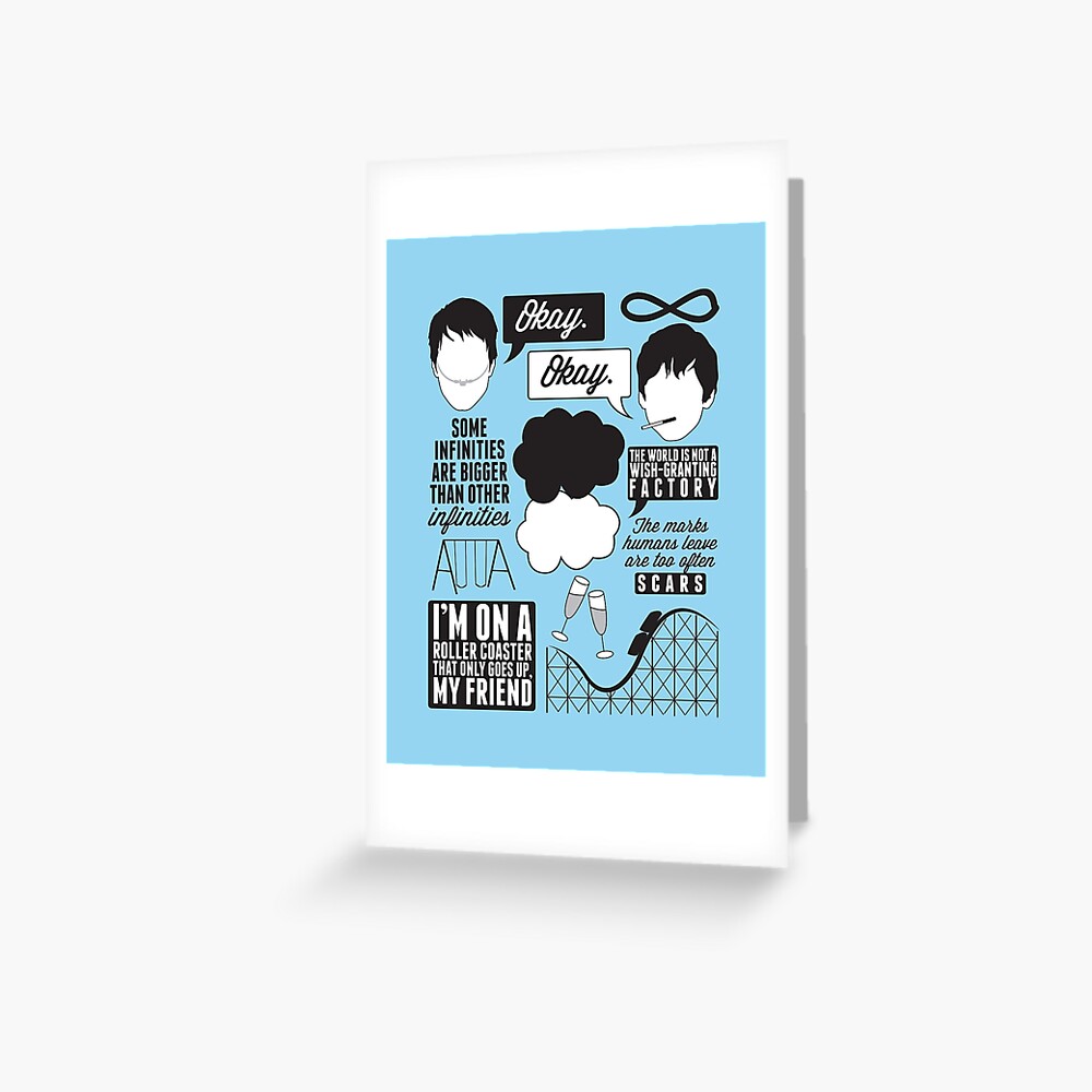 The Fault In Our Stars Collage Greeting Card