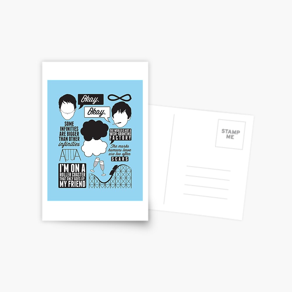 The Fault In Our Stars Collage Postcard