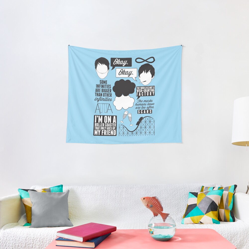 The Fault In Our Stars Collage Tapestry