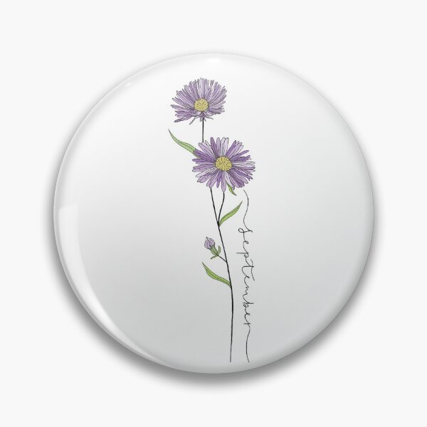 Item preview, September Flower - Aster designed and sold by akkottedesigns.