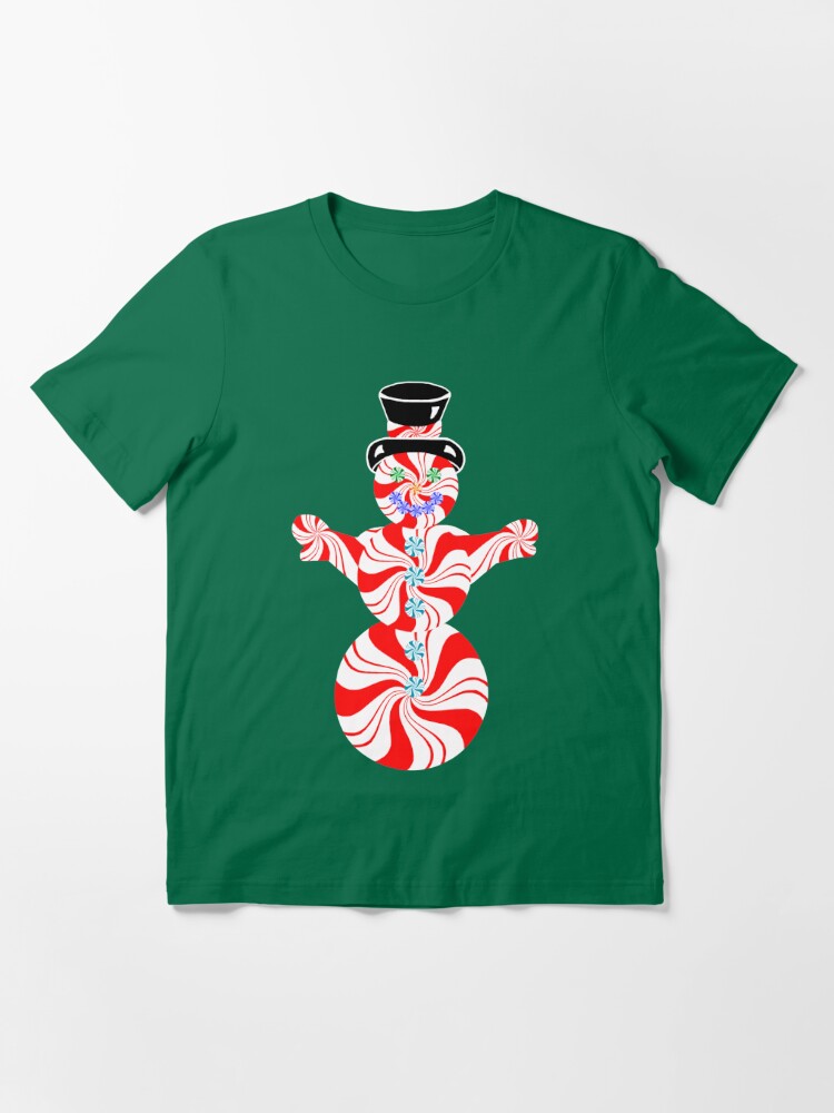 Small Peppermint Wishes 5X Snowman Shirt X-Mas Winter & Holiday T-Shirt