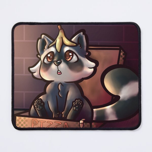Item preview, Raccoon in box with background designed and sold by OrangeRamphasto.