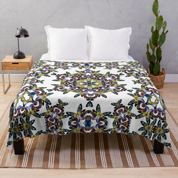 Aperçu de l'œuvre Fusion florale abstraite créée et vendue par DesignLust.