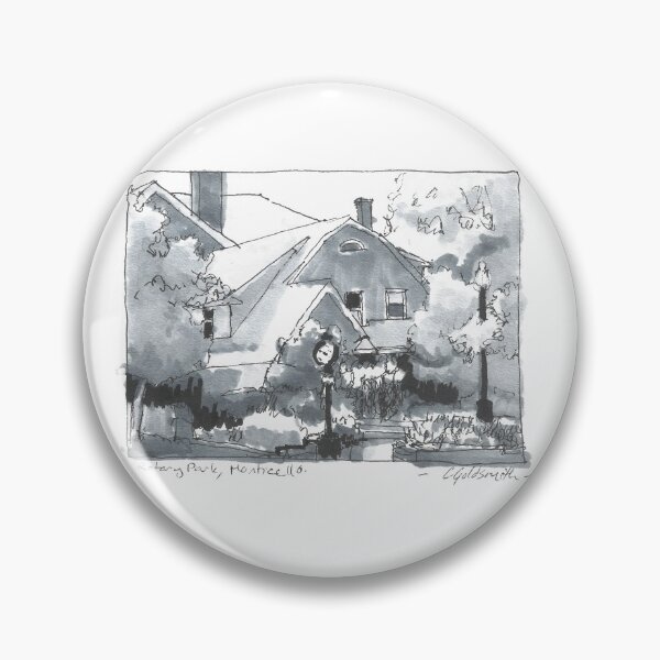 Item preview, Ink Sketch of Rotary Park, Monticello. designed and sold by GoldsmithGifts.