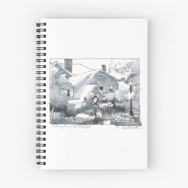 Item preview, Ink Sketch of Rotary Park, Monticello. designed and sold by GoldsmithGifts.