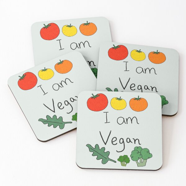 Item preview, I am vegan designed and sold by peaceful-space.