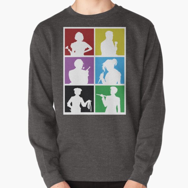 Clue (1987) Character Lineup Pullover Sweatshirt