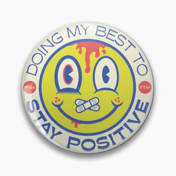Artikelvorschau, Bleib positiv, Logo, T-Shirt, Best entworfen und verkauft von Wiseth-.