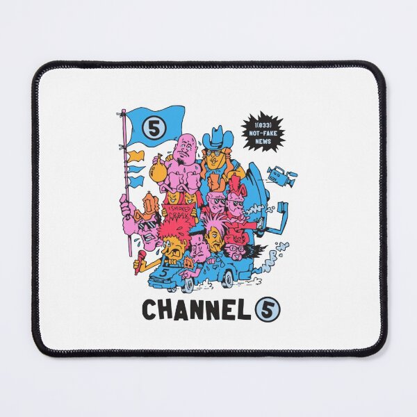 Item preview, Channel 5, racing you your news! designed and sold by ICOAHEnding.
