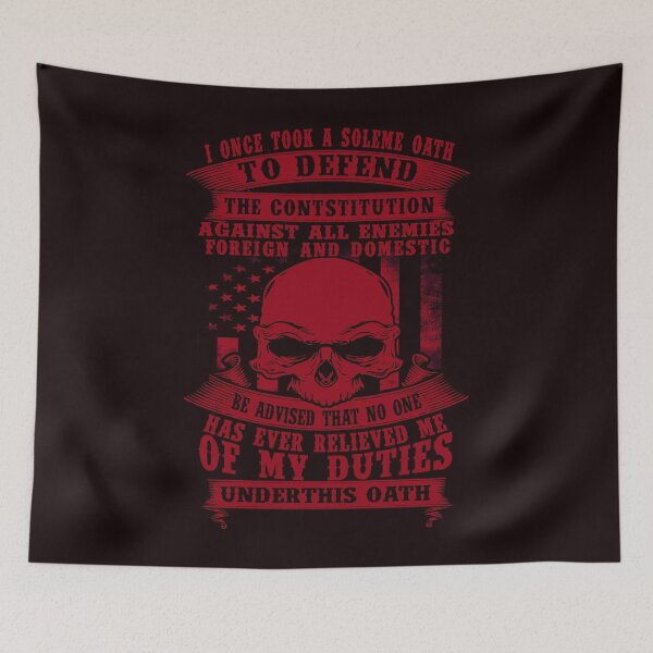 Item preview, I once took a soleme oath to defend against all enemies designed and sold by Gothic Fantasy.