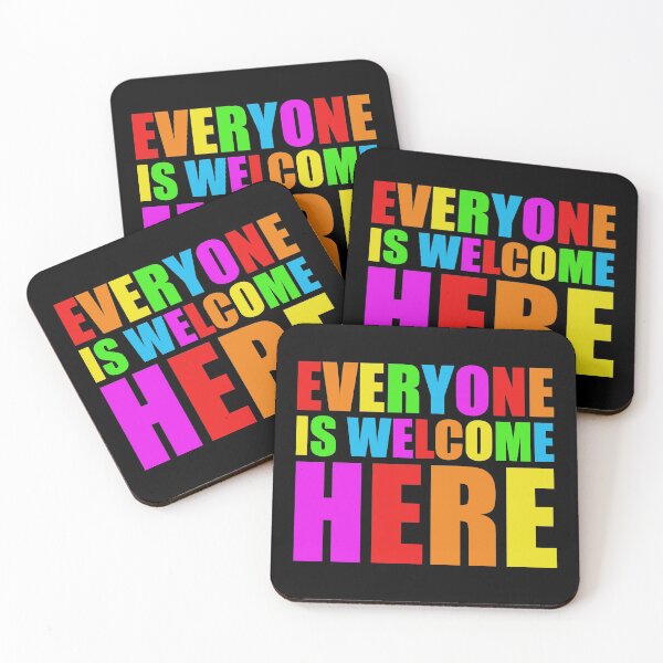 Item preview, Everyone Is Welcome Here | Colourful designed and sold by NobodysHero.