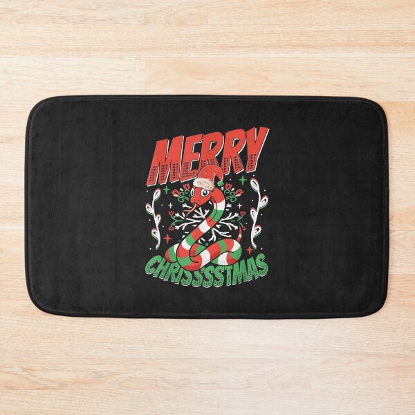 Item preview, Herpetology Merry Christmas Santa Hat Snake designed and sold by virnmjan.