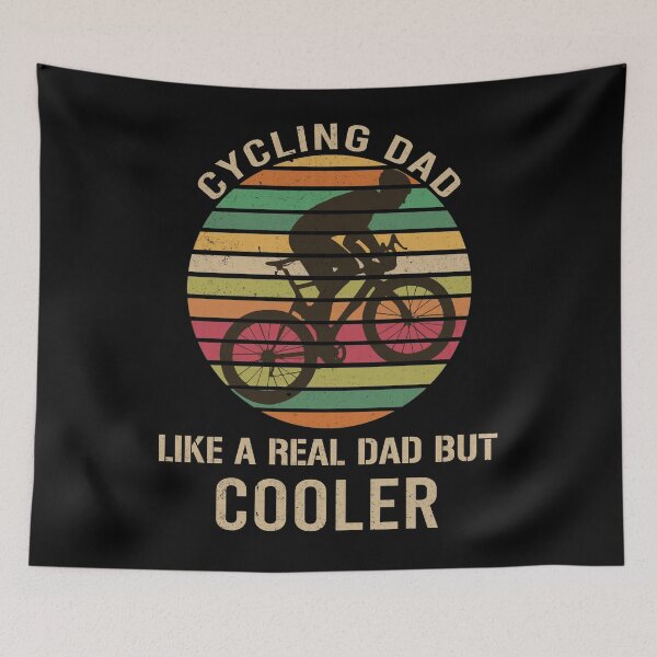 Item preview, Cycling Dad Like A Real Dad But Cooler T-Shirt, Daddy Shirts, Fathers Gift Shirt, Funny Shirts for Dad  designed and sold by UniqueStylistic.