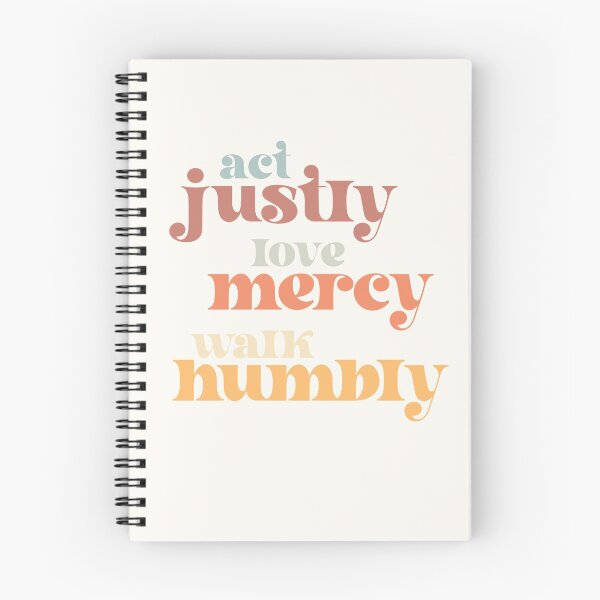 Item preview, Act Justly, Love Mercy, Walk Humbly - social justice Bible (retro light colors) designed and sold by Ofeefee.