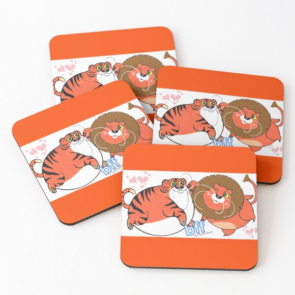Item preview, Best friend forever - tiger and lion  designed and sold by Shirley cute art .