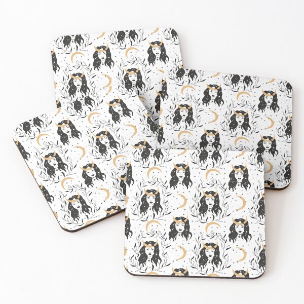 Item preview, Witchy woman celestial print 3 designed and sold by AbsurdC0smos.