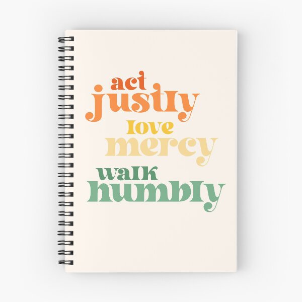 Item preview, Act Justly, Love Mercy, Walk Humbly - social justice Bible (retro bright colors) designed and sold by Ofeefee.