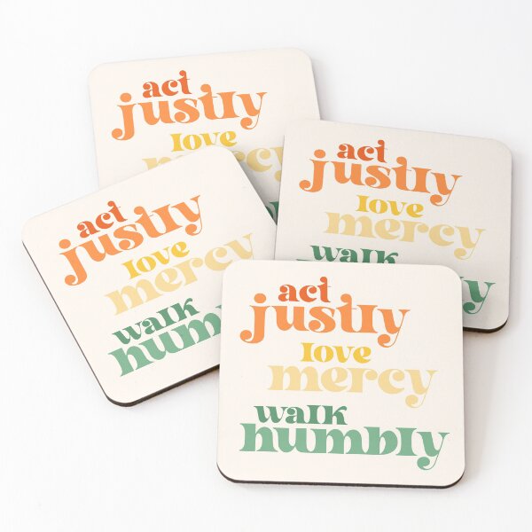 Item preview, Act Justly, Love Mercy, Walk Humbly - social justice Bible (retro bright colors) designed and sold by Ofeefee.