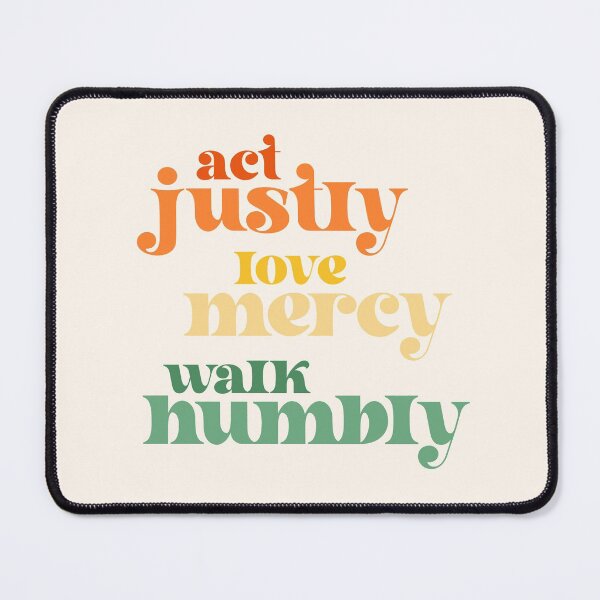 Item preview, Act Justly, Love Mercy, Walk Humbly - social justice Bible (retro bright colors) designed and sold by Ofeefee.