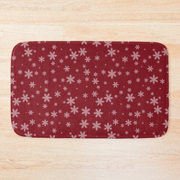 Item preview, Red Christmas Snowflake Pattern  designed and sold by TrashPandaCreative.