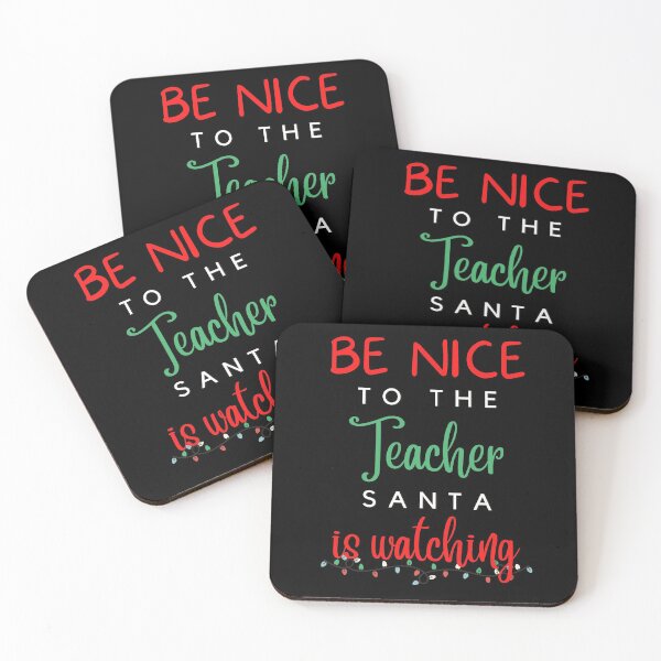 Item preview, Be Nice to the Teacher Santa is watching designed and sold by Oreo2020 Creations.