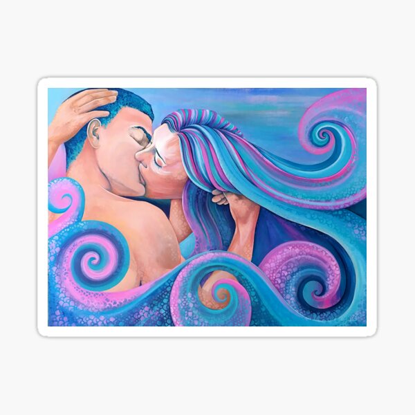Passion of the Twin Flames Sticker