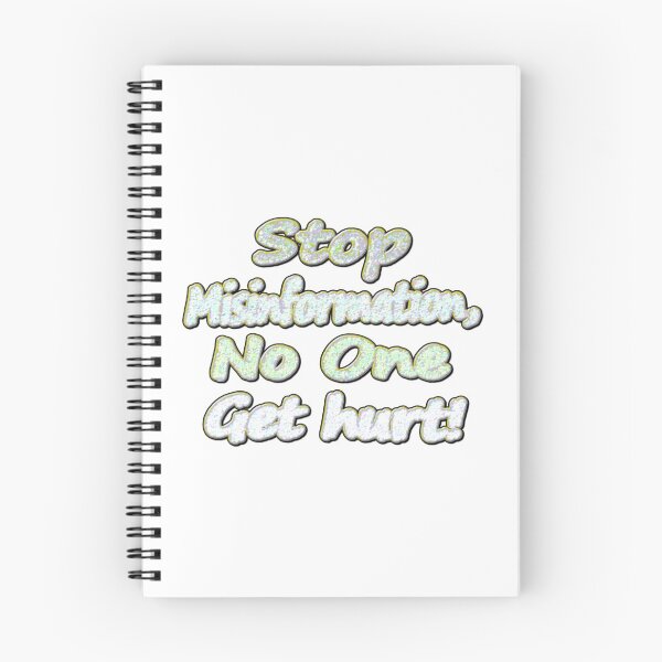 Item preview, Beautiful Artwork Design About "Stop Misinformation". Buy Now! designed and sold by Health And Fitness Posts e-Store.