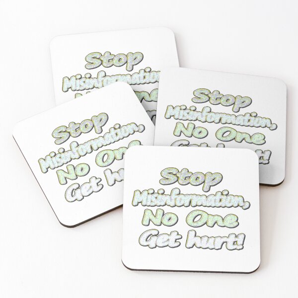 Item preview, Beautiful Artwork Design About "Stop Misinformation". Buy Now! designed and sold by Health And Fitness Posts e-Store.