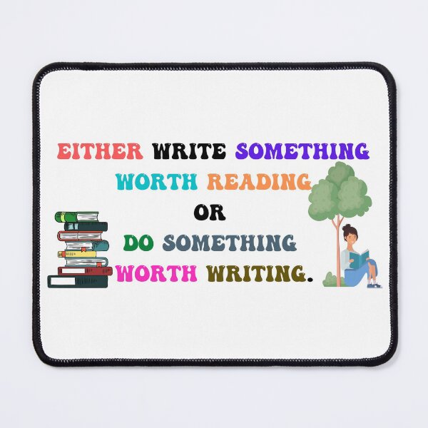 Item preview, Write Something Worth Reading designed and sold by Chrisblazestore.