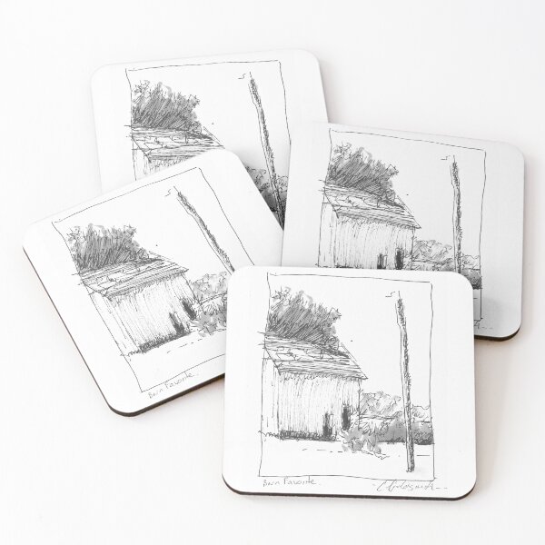 Item preview, Ink Sketch of Barn designed and sold by GoldsmithGifts.