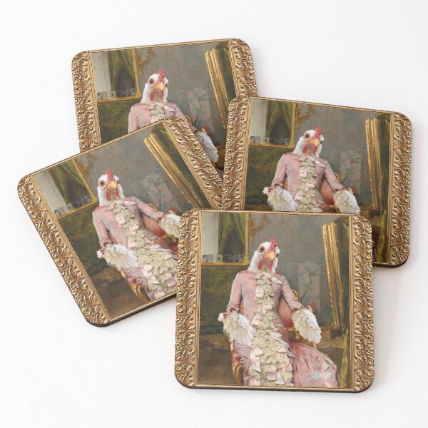Item preview, Miss Henwendoyln, Portrait in The Parlor designed and sold by MuseumOfFineArtChickens GiftShop.