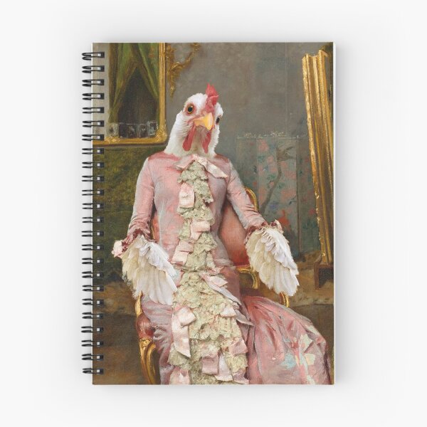 Item preview, Miss Henwendoyln, Portrait in The Parlor designed and sold by MuseumOfFineArtChickens GiftShop.