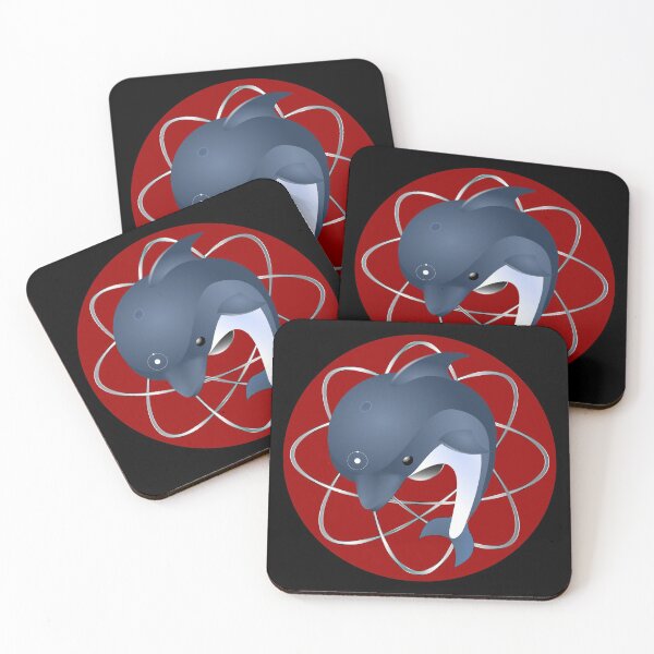 Item preview, Atomic Dolphin designed and sold by MaddFictional.