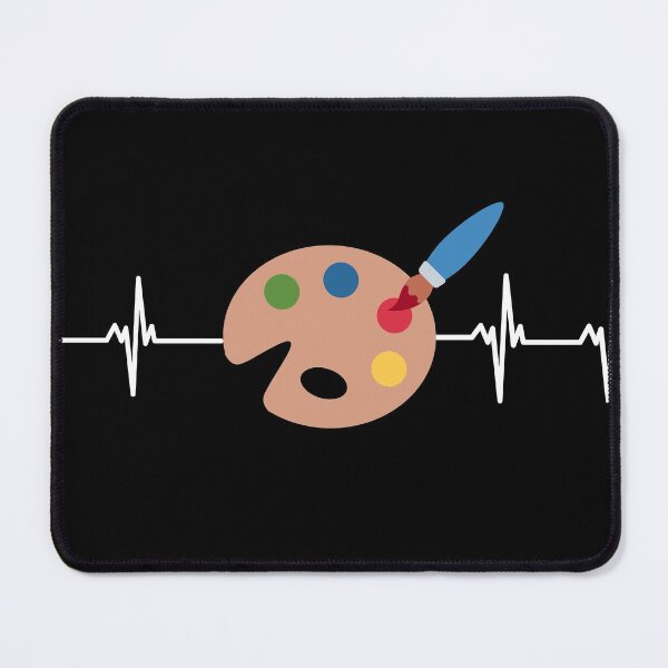 Item preview, Heartbeat Painters Pallette with Paintbrush  designed and sold by expatessentials.