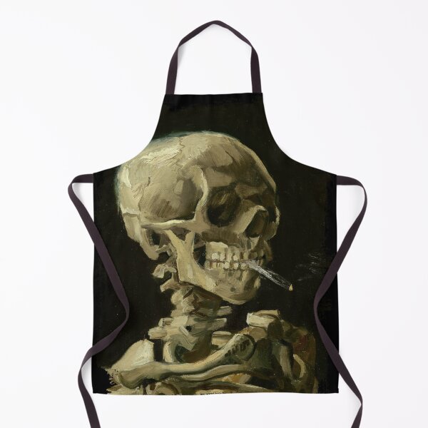 Item preview, Skull Of A Skeleton With A Burning Cigarette - Vincent Van Gogh designed and sold by maryedenoa.