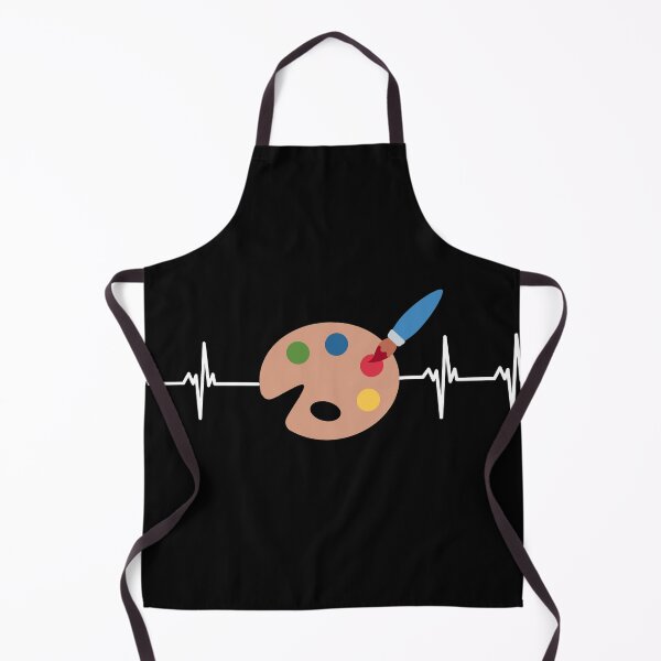 Item preview, Heartbeat Painters Pallette with Paintbrush designed and sold by expatessentials.