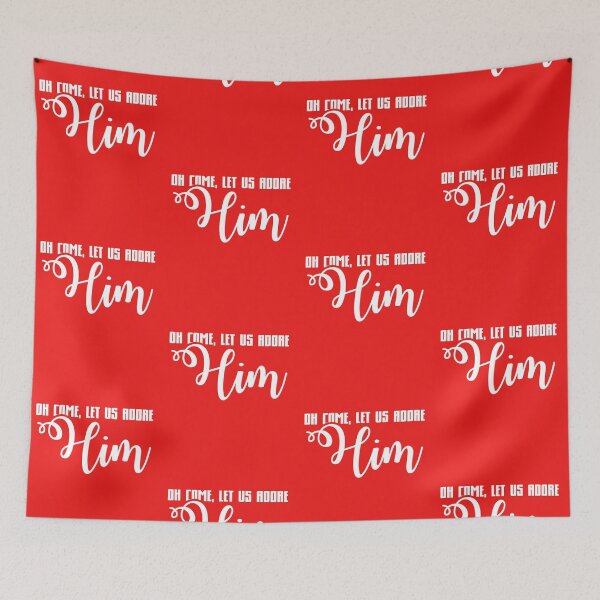 Item preview, Oh, Come Let Us Adore Him! Joy to the World! designed and sold by Capiral Bucketlist.