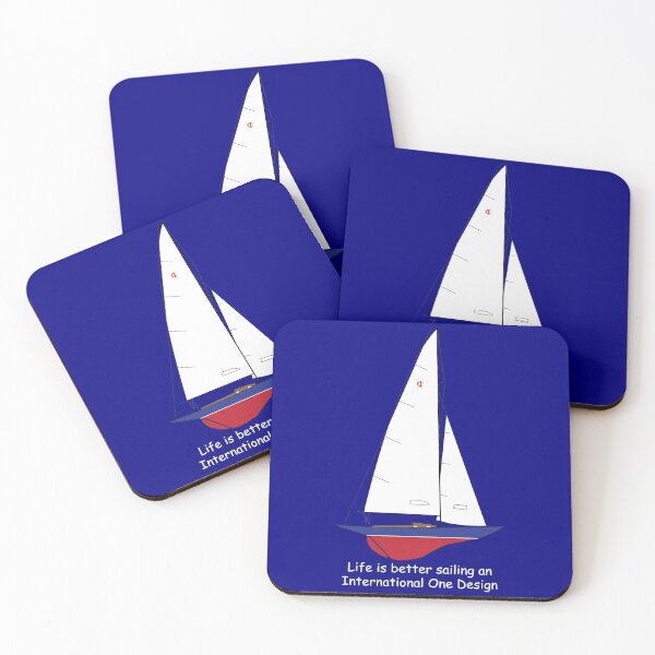 Item preview, International One Design Sailboat - Life is Better Sailing an International One Design designed and sold by CHBB.