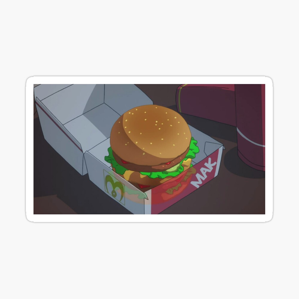 anime girl with burger #riddler #pauldano #danonation #thebatman #theb... |  TikTok