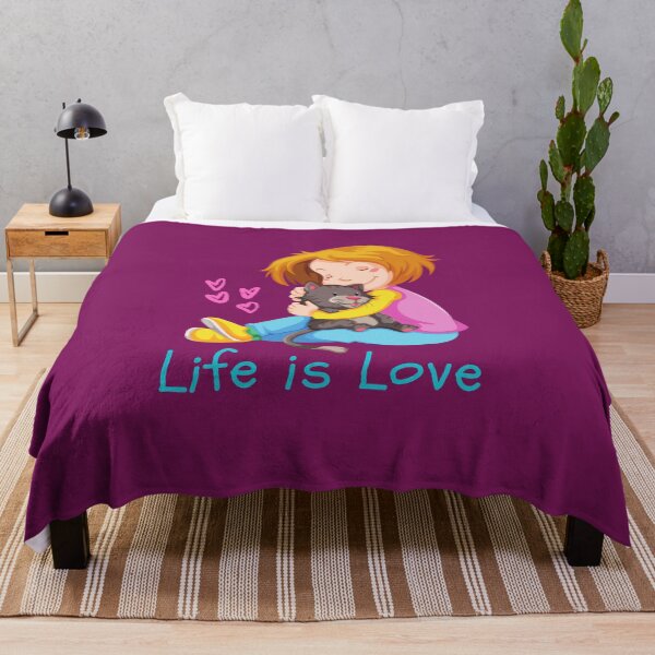 Item preview, Life is Love designed and sold by PurrfectLuv.