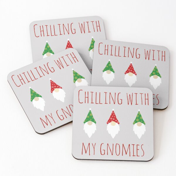 Item preview, Chilling With my Gnomies Christmas Funny designed and sold by TrashPandaCreative.