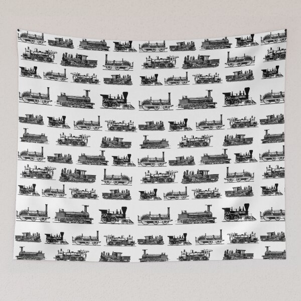 Item preview, Vintage retro steam old trains backpack designed and sold by Nishad4.