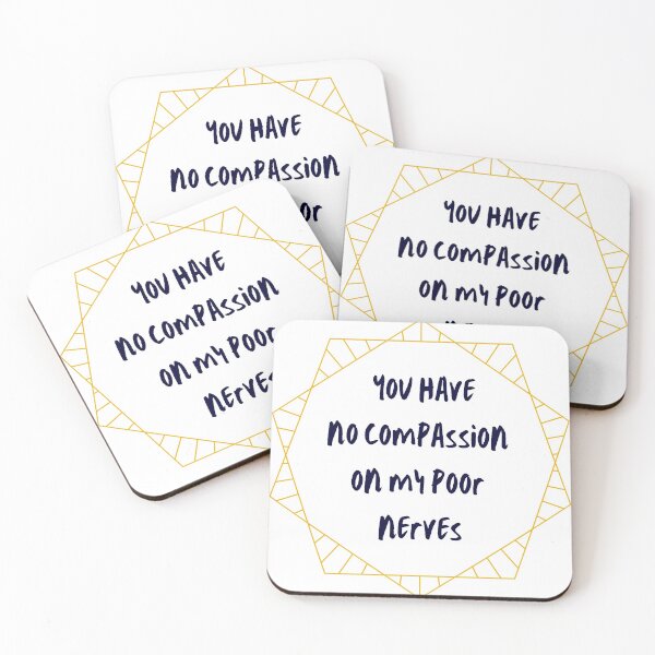 Item preview, Pride and Prejudice Mrs. Bennet Quote designed and sold by gacreativity.