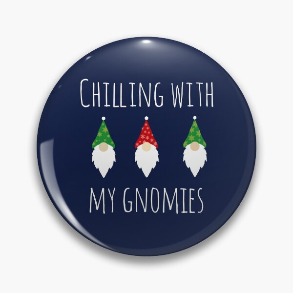 Item preview, Funny Chilling With my Gnomies Christmas designed and sold by TrashPandaCreative.