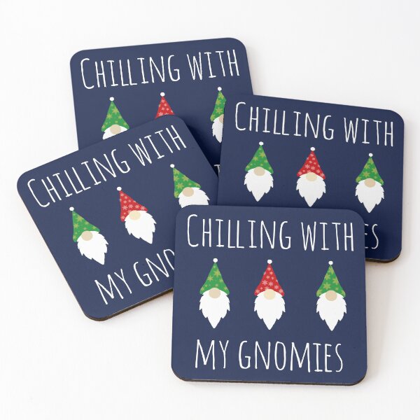 Item preview, Funny Chilling With my Gnomies Christmas designed and sold by TrashPandaCreative.