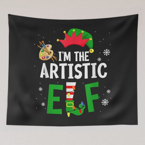 Item preview, I'm The Artistic Elf Matching Family Group Christmas designed and sold by virnmjan.