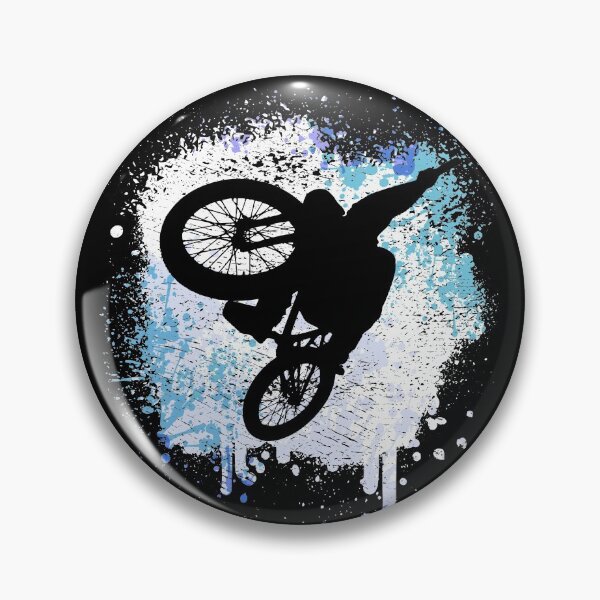Item preview, Mountain biker jumps through the snow in winter designed and sold by Denis Rösler.