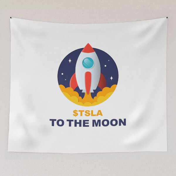 Item preview, TSLA to the moon designed and sold by yphien.