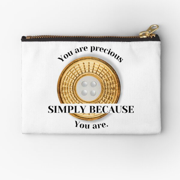 Know your worth. Then add tax Zipper Pouch