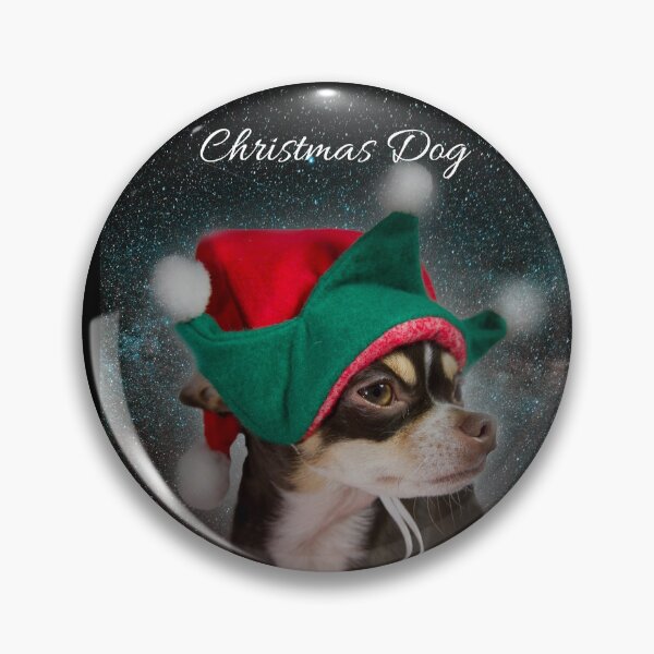 Item preview, Christmas dog dressed as an elf  designed and sold by Photorebelle.